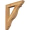 Ekena Millwork Funston Slat Rough Sawn Bracket, Western Red Cedar, 4"W x 28"D x 32"H BKT04X28X32FST06RWR - alternate 1
